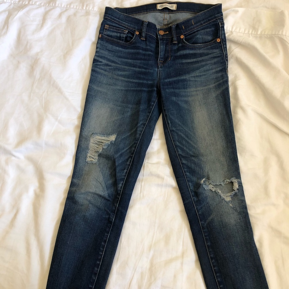 Madewell Skinny Skinny Distressed Skinny Jeans
